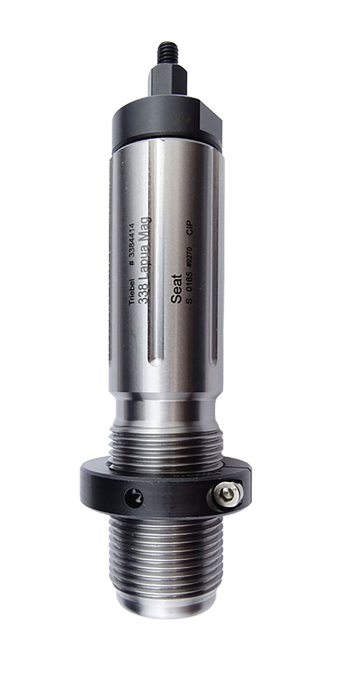 Le Seater avec Crimp TRIEBEL assure une précision optimale en guidant la balle, avec option de crimp et tête interchangeable pour améliorer la concentricité.